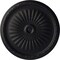 Ekena Millwork Juniper Ceiling Medallion (Fits Canopies up to 7"), Hand-Painted Steel Gray, 36"OD x 1 1/2"P CM36JUSGS - alternate 1